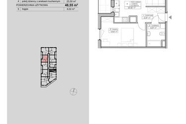 Plan inwestycji Niebieski Bursztyn 1
