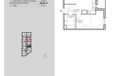 Plan inwestycji Niebieski Bursztyn 14