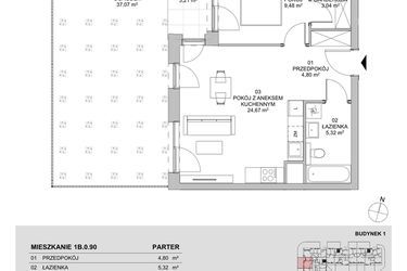 Plan inwestycji Francuska Park VII 15